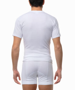 Κοντομάνικη Φανέλα με κλειστή λαιμόκοψη