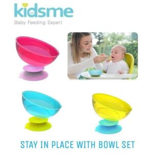 Kidsme Stay In Place (With Bowl Set) - Μπολ με Βεντούζα