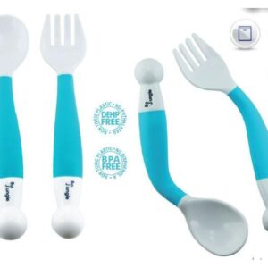 Bo Jungle - Ευλύγιστο Κουτάλι και Πιρούνι (Χρώματα)