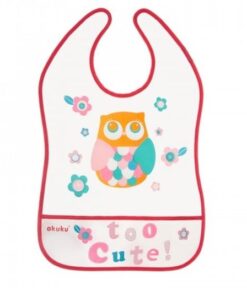 Αδιάβροχη Σαλιάρα με Velcro και Τσεπάκι