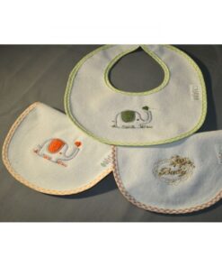 Alternative view of Figlio Bino Σαλιάρα Βαμβακερή με Κέντημα