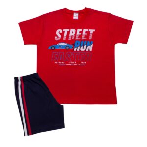 Run Faster Κοντομάνικη Παιδική Πυτζάμα