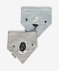 Minene Σετ 2 Σαλιαρες Μπαντανα Μπαμπου