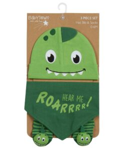 Σετ Νεογέννητου - Σκουφάκι/Σαλίαρα/Καλτσάκια