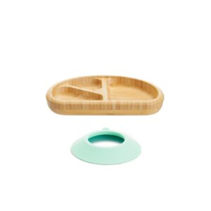 Alternative view of Munchkin Bambou Divided Plate - Δίσκος από Μπαμπού με Χωρίσματα και Βεντούζα