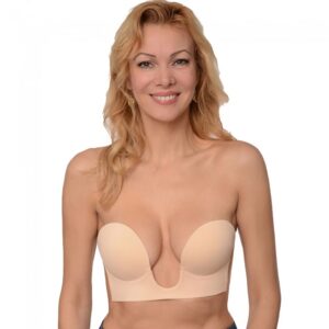 Alternative view of Braza Deep Plunge Bra - Αόρατο Αυτοκόλλητο Σουτιέν