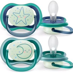 Philips Avent Ultra Air Night – Πιπίλα Σιλικόνης Νυκτός 6-18 (Χρώματα)