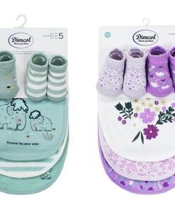 Σετ 3 Σαλιάρες και 2 Καλτσάκια