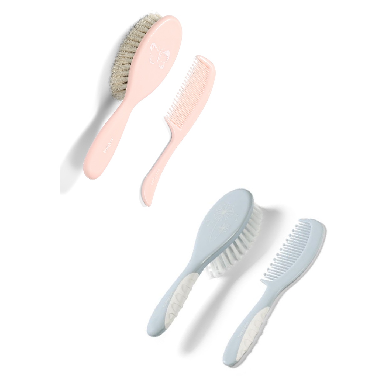 BabyOno Hairbrush and Comb - Σετ Βούρτσας Χτένας