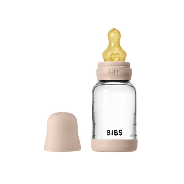 120ml – Μπιμπερό Γυάλινο με Θηλή Latex